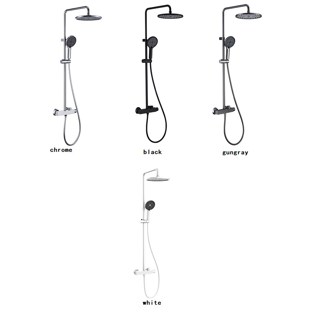 adjustable central brass Exposed shower Set for bathroom from China