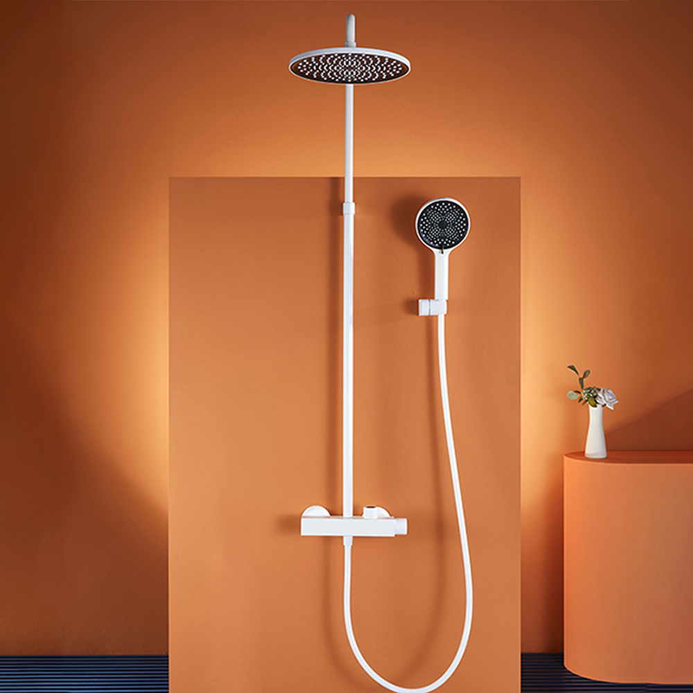 adjustable central brass Exposed shower Set for bathroom from China